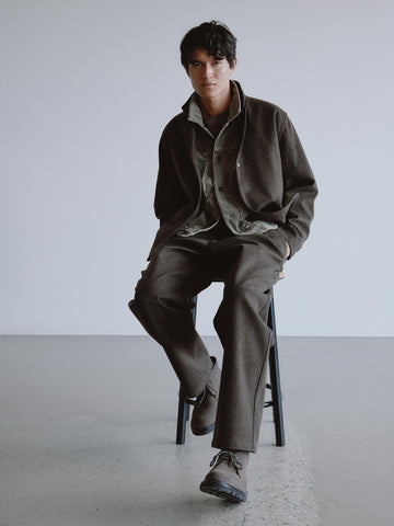 HAVEN Bureau Jacket - Loro Piana Storm System® Wool Earth, Jackets