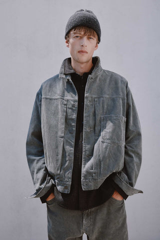 HAVEN Station Jacket Type 01 - Corduroy Sulfur Dye Graphite, Jackets