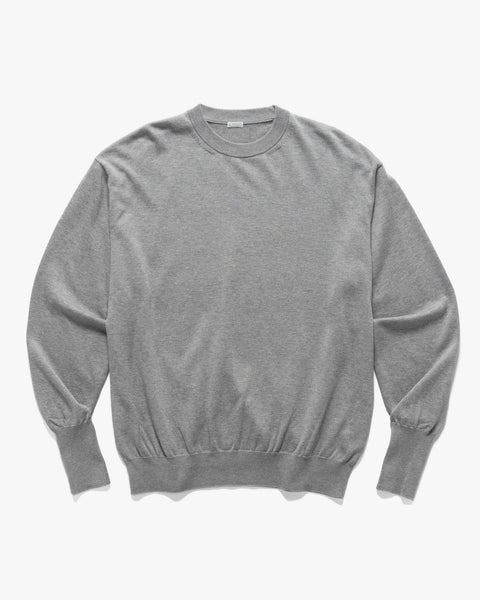 A.PRESSE Cotton Knit L/S T-Shirt Grey, Sweatshirts