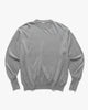 A.PRESSE Cotton Knit L/S T-Shirt Grey, Sweatshirts