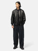A.PRESSE Leather L2-B Flight Jacket Black, Leather Jackets