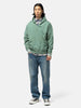 A.PRESSE Sailor Hood Half Zip Sweatshirt Green, Hoodies
