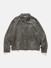 A.PRESSE Vintage Black Chambray Work Jacket Black, Jackets