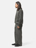 A.PRESSE Vintage Black Chambray Work Pants Black, Pants