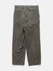 A.PRESSE Vintage Black Chambray Work Pants Black, Pants
