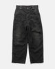 A.PRESSE Vintage Black Linen Trousers Black, Pants
