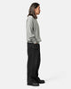A.PRESSE Vintage Black Linen Trousers Black, Pants