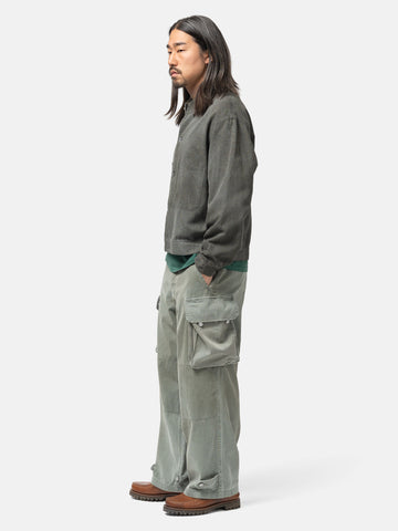 A.PRESSE Vintage FA HBT M-47 Pants Sage, Cargo Pants