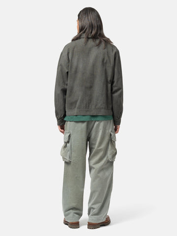 A.PRESSE Vintage FA HBT M-47 Pants Sage, Cargo Pants