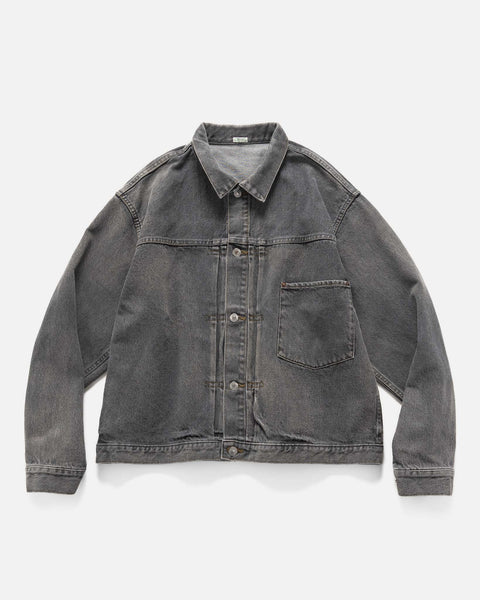 A.PRESSE Vintage Grey Denim Jacket, Denim Jackets