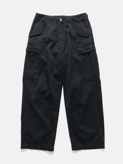 A.PRESSE Vintage US Army M-51 Field Pants Black, Cargo Pants