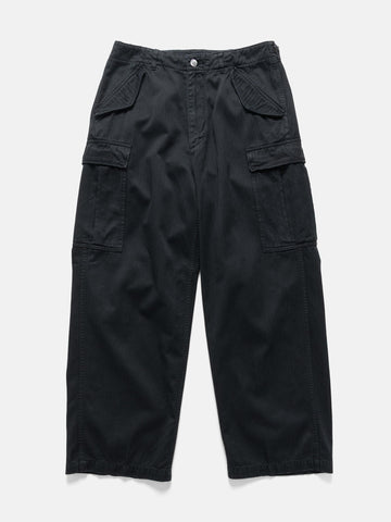 A.PRESSE Vintage US Army M-51 Field Pants Black, Cargo Pants
