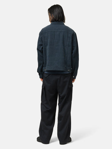 A.PRESSE Vintage US Army M-51 Field Pants Black, Cargo Pants