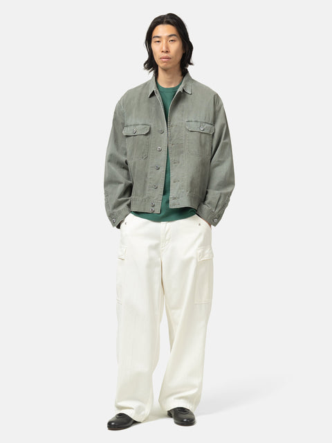 A.PRESSE Vintage US Army M-51 Field Pants White, Cargo Pants