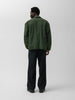 A.PRESSE Vintage Washed Silk Taffeta Coach Jacket Olive, Jackets