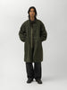 A.PRESSE Vintage Washed Wool M-65 Field Parka Olive, Coats