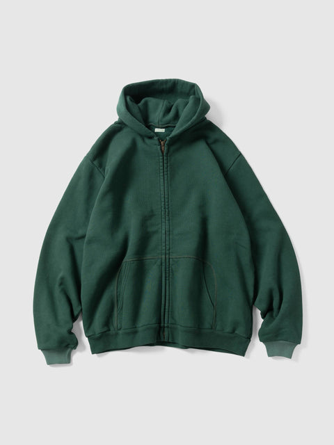A.PRESSE Vintage Zip Sweat Hoodie Green, Hoodies