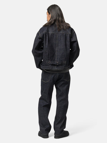 A.PRESSE Washed Denim Wide Pants One Wash, Jeans