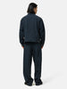 A.PRESSE Washed Silk Cotton Pique Pants Blue, Pants