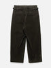 A.PRESSE Wool Corduroy Wide Tapered Trousers Khaki, Pants