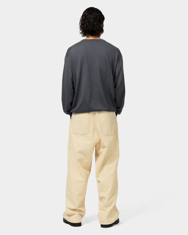 A.PRESSE Wool Cotton High Gauge Crew Neck Sweater Gray, Sweatshirts