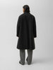 A.PRESSE Cashmere Melton Long Coat Charcoal, Coats