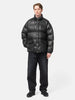 A.PRESSE Leather Down Jacket Black, Leather Jackets