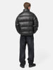 A.PRESSE Leather Down Jacket Black, Leather Jackets