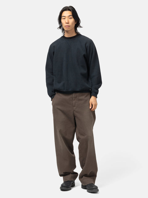 A.PRESSE Vintage Double V Sweatshirt Black, Sweatshirts