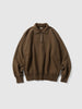A.PRESSE Vintage Half Zip Sweatshirt Brown, Sweatshirts