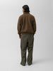A.PRESSE Vintage Half Zip Sweatshirt Brown, Sweatshirts