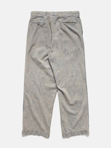A.PRESSE Vintage Prisoner Denim Pants Bleach, Pants