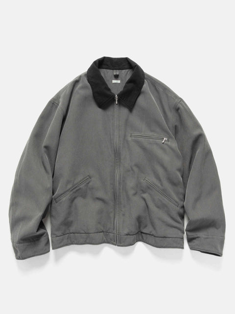 A.PRESSE Vintage Silk Cotton Detroit Jacket Gray, Jackets