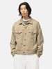 A.PRESSE Washed Silk Cotton Pique 3rd Type Jacket Beige, Denim Jackets