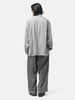 ANCELLM Belted Wool Slacks Gray, Pants
