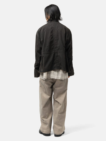 ANCELLM Chino Wide Slacks Ash, Pants
