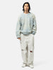 ANCELLM Unevennes Sweatshirt Sax, Sweatshirts