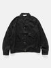 ANCELLM Vegan Suede Open Collar Black, Jackets