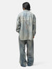 ANCELLM #6 Denim Wide Slacks B Indigo, Jeans