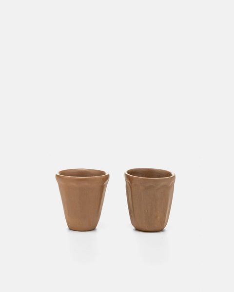Apapacho World Espresso Cup (Pair) Clay & Beeswax Natural, Home Goods