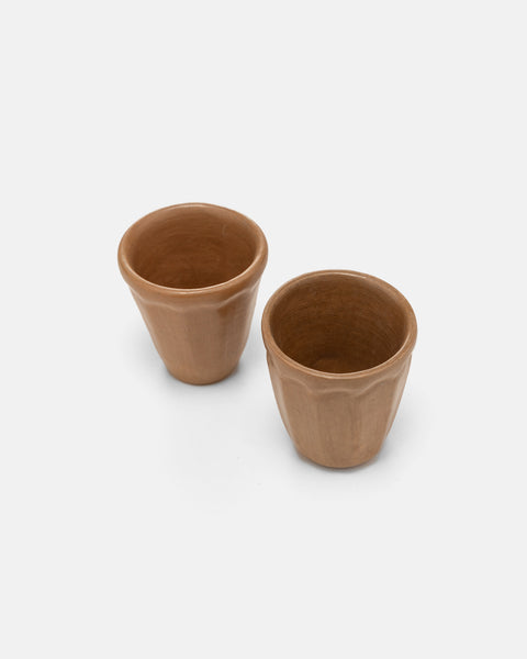 Apapacho World Espresso Cup (Pair) Clay & Beeswax Natural, Home Goods