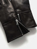 AURALEE Calf Leather Gloves Black, Gloves