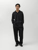 AURALEE Cashmere Nep Knit Polo Mix Black, Sweaters