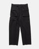 AURALEE Light Cotton Wool Viyella Cargo Pants Black, Pants