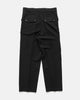 AURALEE Light Cotton Wool Viyella Cargo Pants Black, Pants
