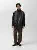 AURALEE Light Wool Max Gabardine Two-Tuck Slacks Dark Brown, Pants