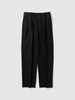 AURALEE Light Wool Max Gabardine Two-Tuck Slacks Top Black, Pants