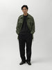 AURALEE Light Wool Max Gabardine Two-Tuck Slacks Top Black, Pants