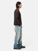 AURALEE Selvedge Faded Heavy Denim Wide Pants Faded Indigo, Jeans