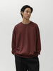 AURALEE Super High Gauge Sweat P/O Burgundy, Sweatshirts